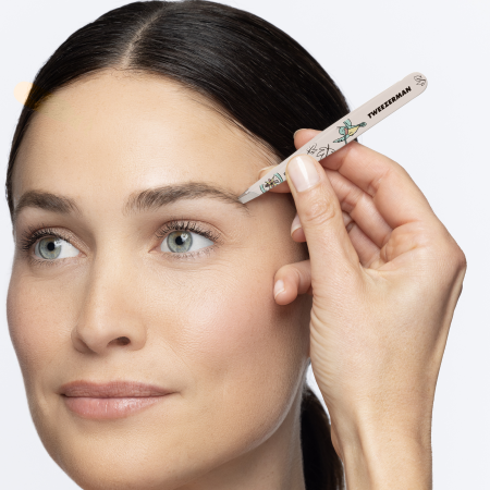 Model using Disney's Pocahontas Slant Tweezer