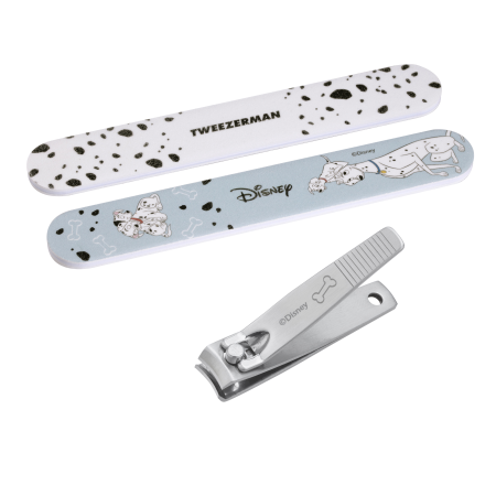 Disney's 101 Dalmatians Manicure Kit featuring Nail Files and Fingernail Clipper's lever rotated open