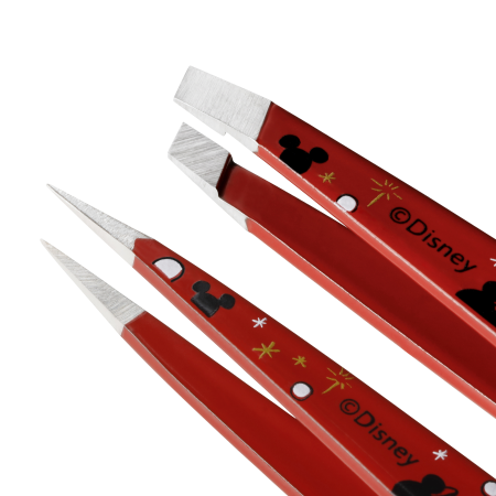 Stainless Tips of Disney's Mickey Mouse &amp; Minnie Mouse Magic All Around Petite Tweeze Set