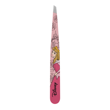 Disney's Aurora Slant Tweezer, tweezer color is pink with image of Aurora