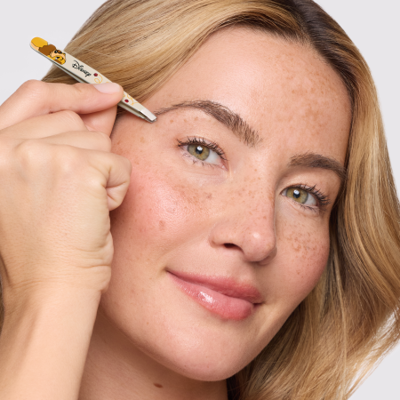 Model using Disney's Lady and the Tramp Petite Slant Tweezer