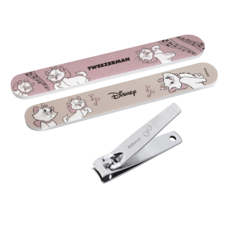 Disney's The Aristocats Manicure Kit featuring two nail files and fingernail clipper's lever rotated open