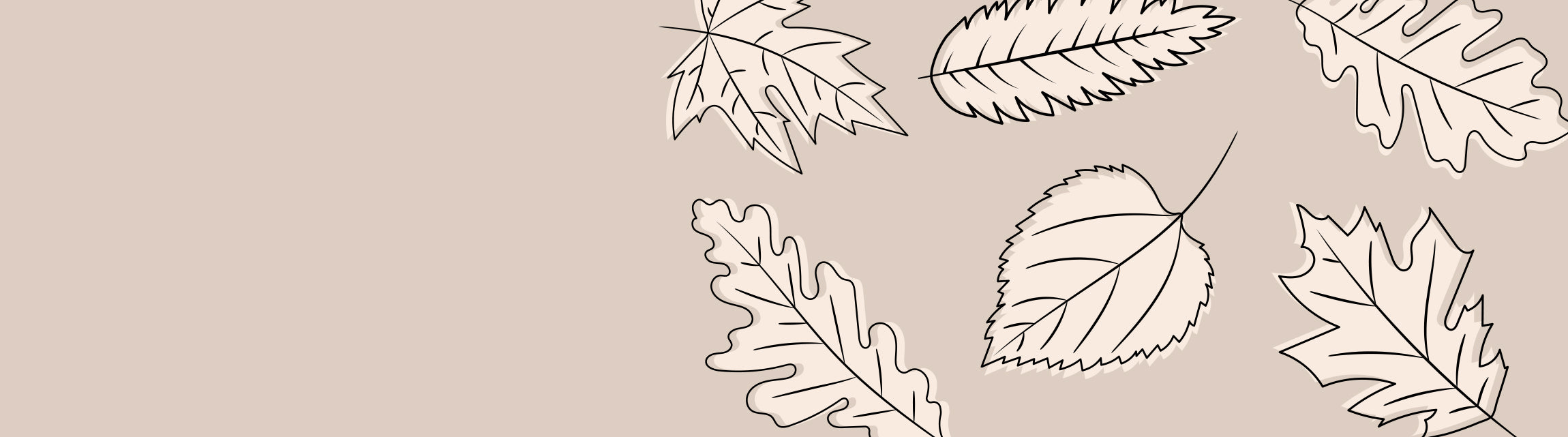 beige leaves