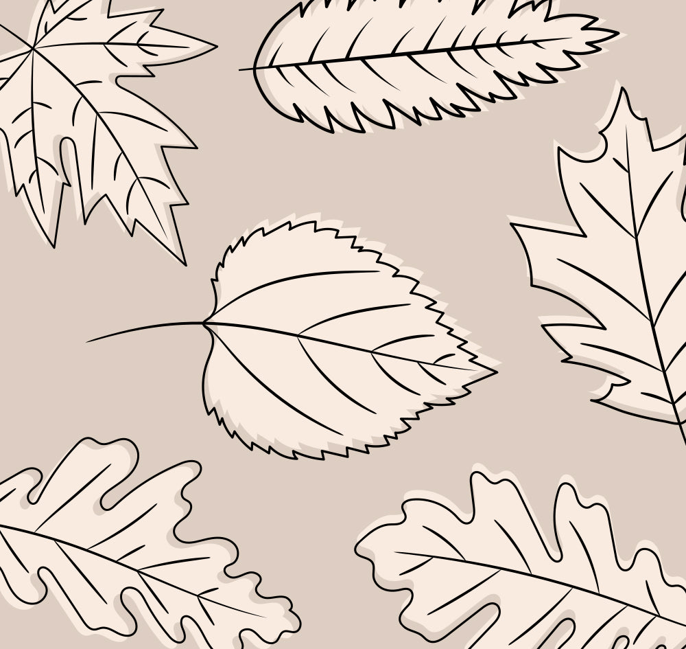 beige leaves