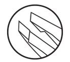 Tweezers Illustration in a circle.  Sharpening Services