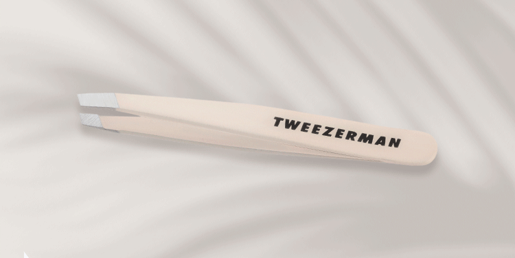 NUDE MIRCO SLANT TWEEZER AND PINK MINI SLANT TWEEZER