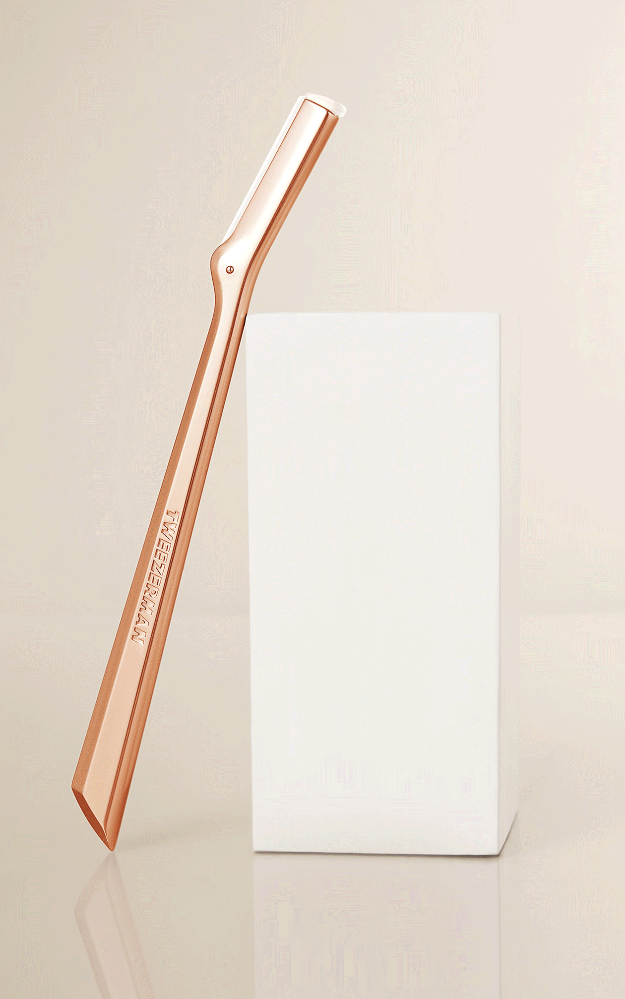 Rose Gold Faial Razor, Silver Suitcase with neon and black rescue kit, pretty in pink slant tweezer
