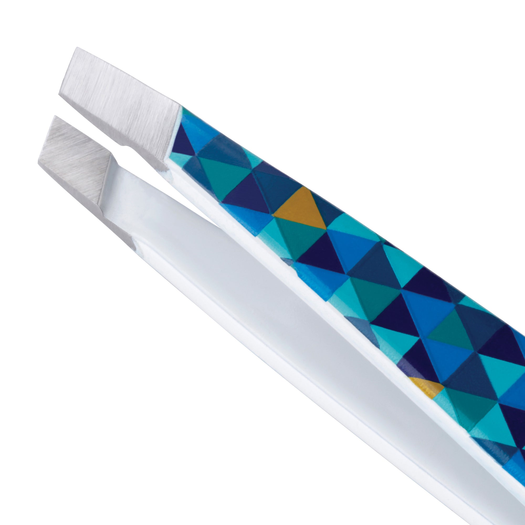 Blue Mosaic Mini Slant Tweezer