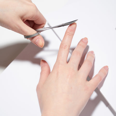 Model using Stainless Steel Nail Scissors