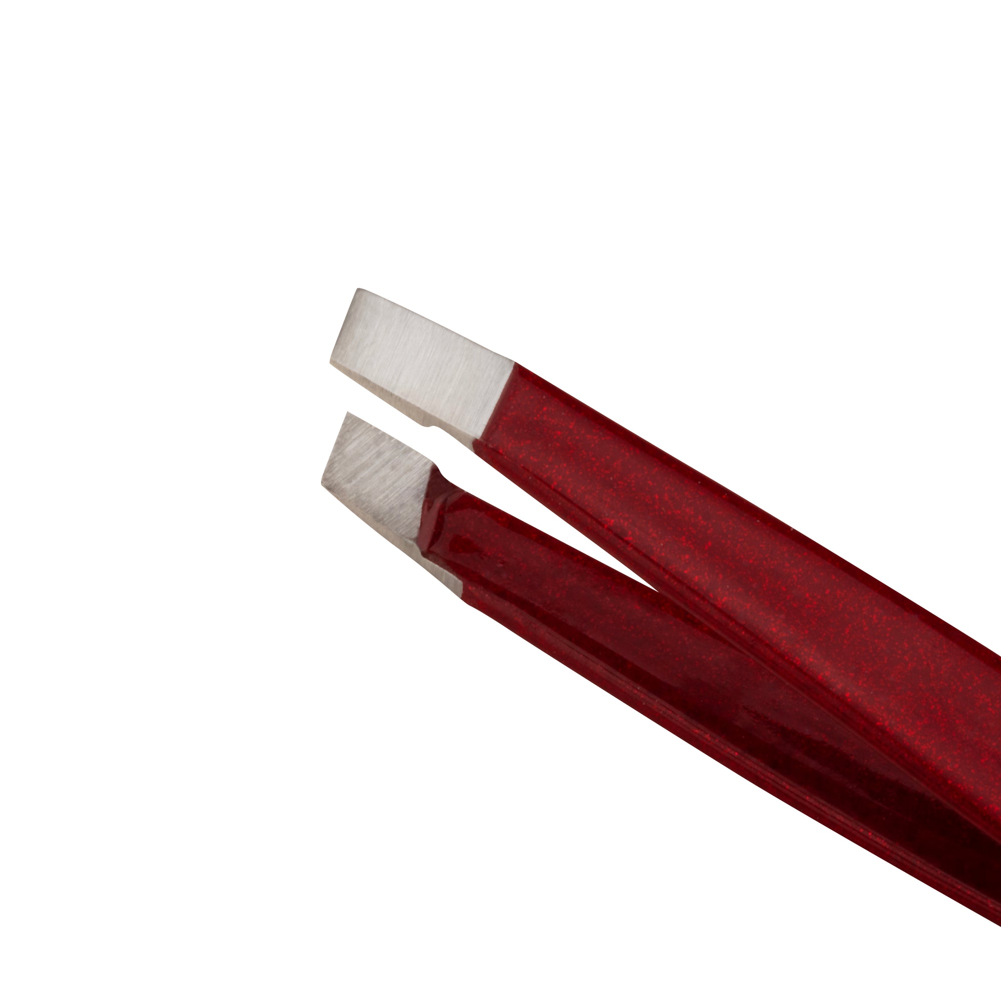 Stainless Steel tips of Vintage Rose Mini Slant Tweezer