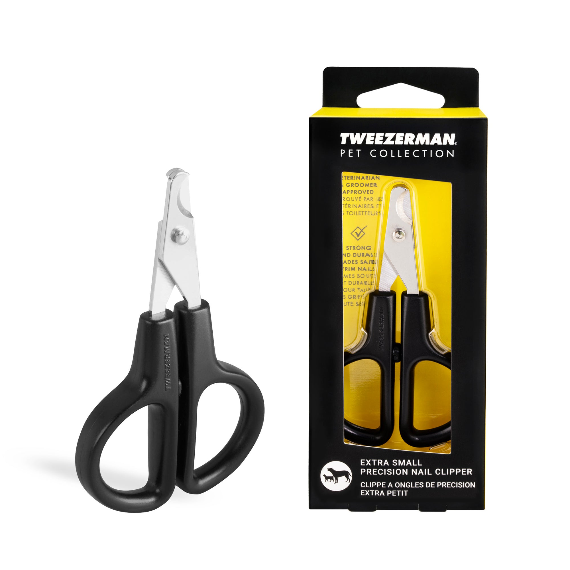 Extra Small Precision Nail Clipper with non-slip handles