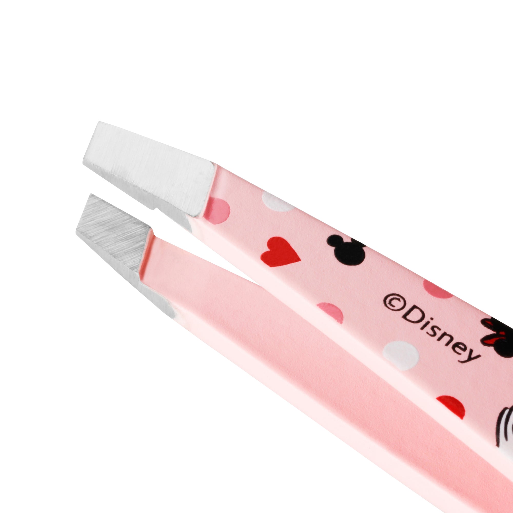 Stainless Steel Slant Tip on Bowtiful Brows Mini Slant Tweezer