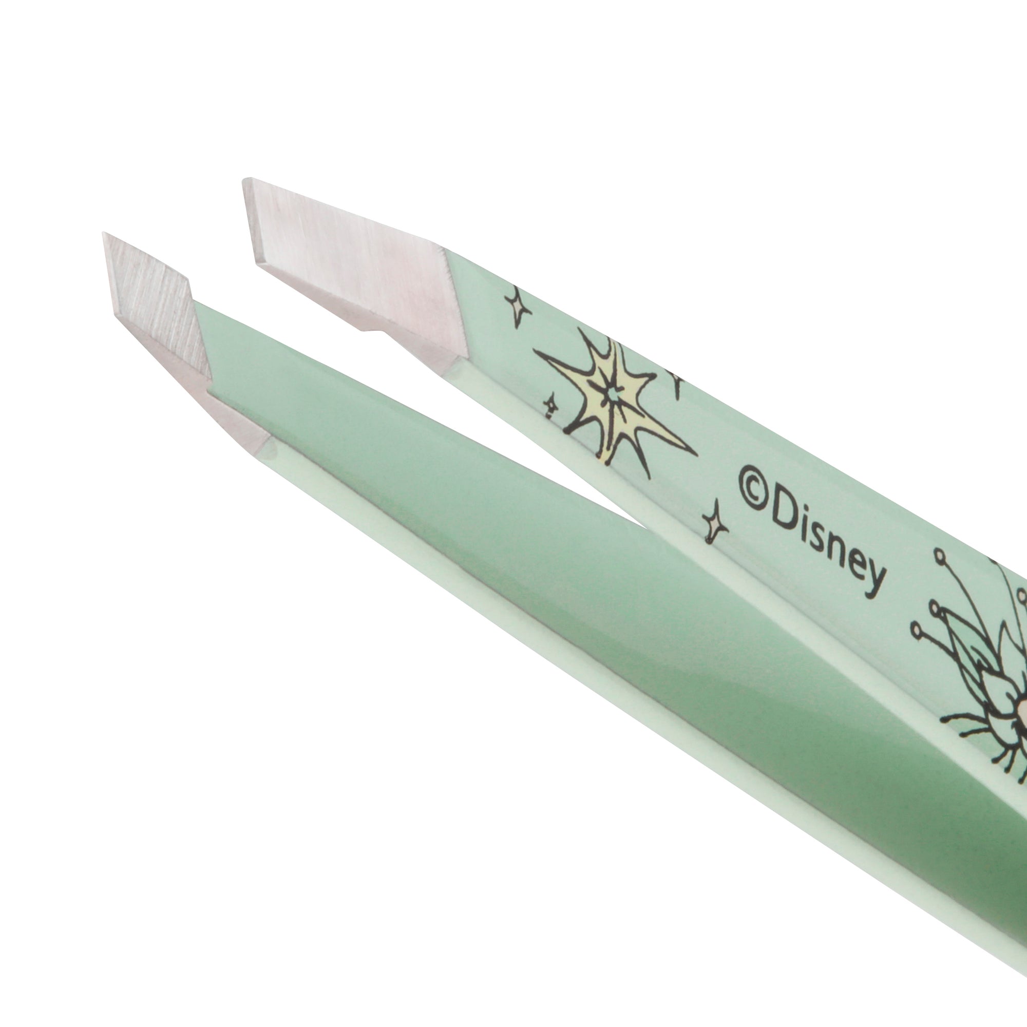Stainless steel tip on Disney&#39;s Tiana Slant Tweezer