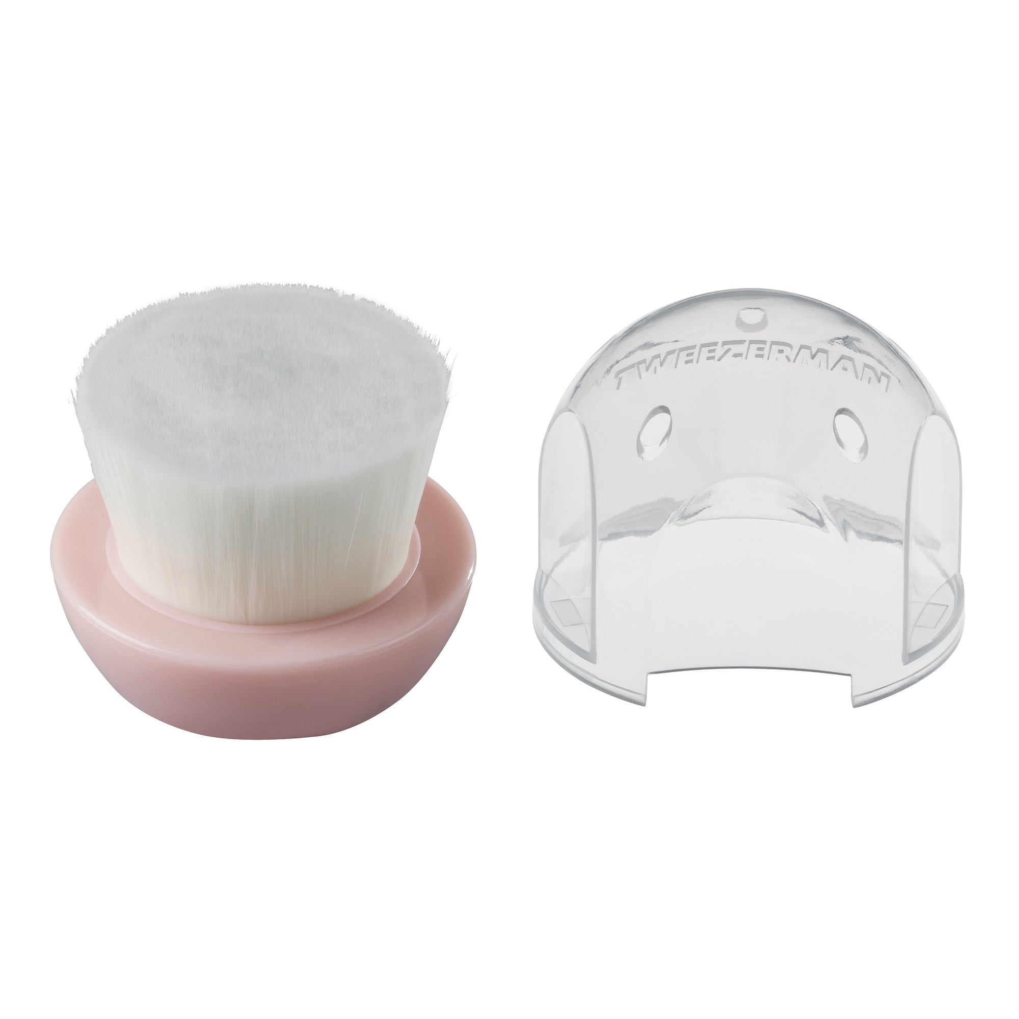 Pink and white Complexion Cleansing Brush with case