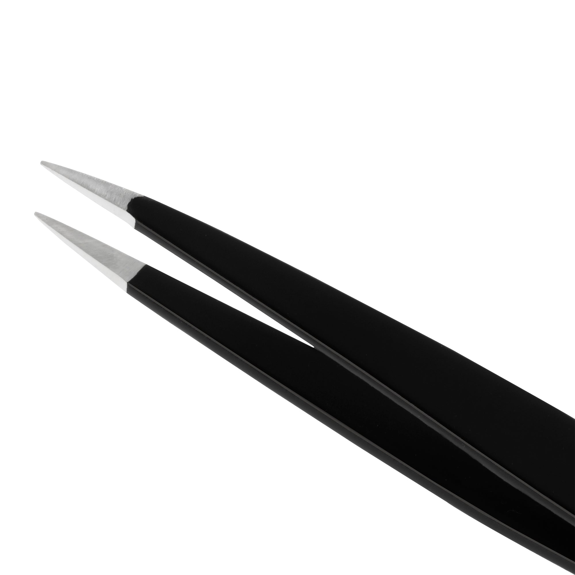 Stainless Steel tip on Black Point Tweezer