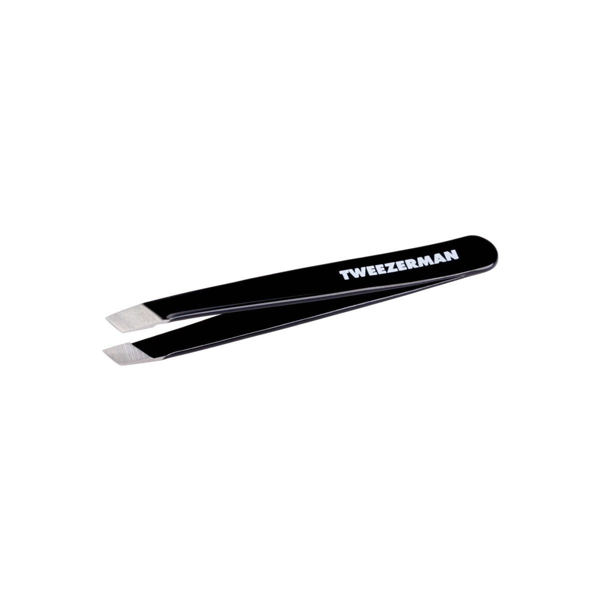 Midnight Sky Micro Mini Slant Tweezer featuring white Tweezerman logo
