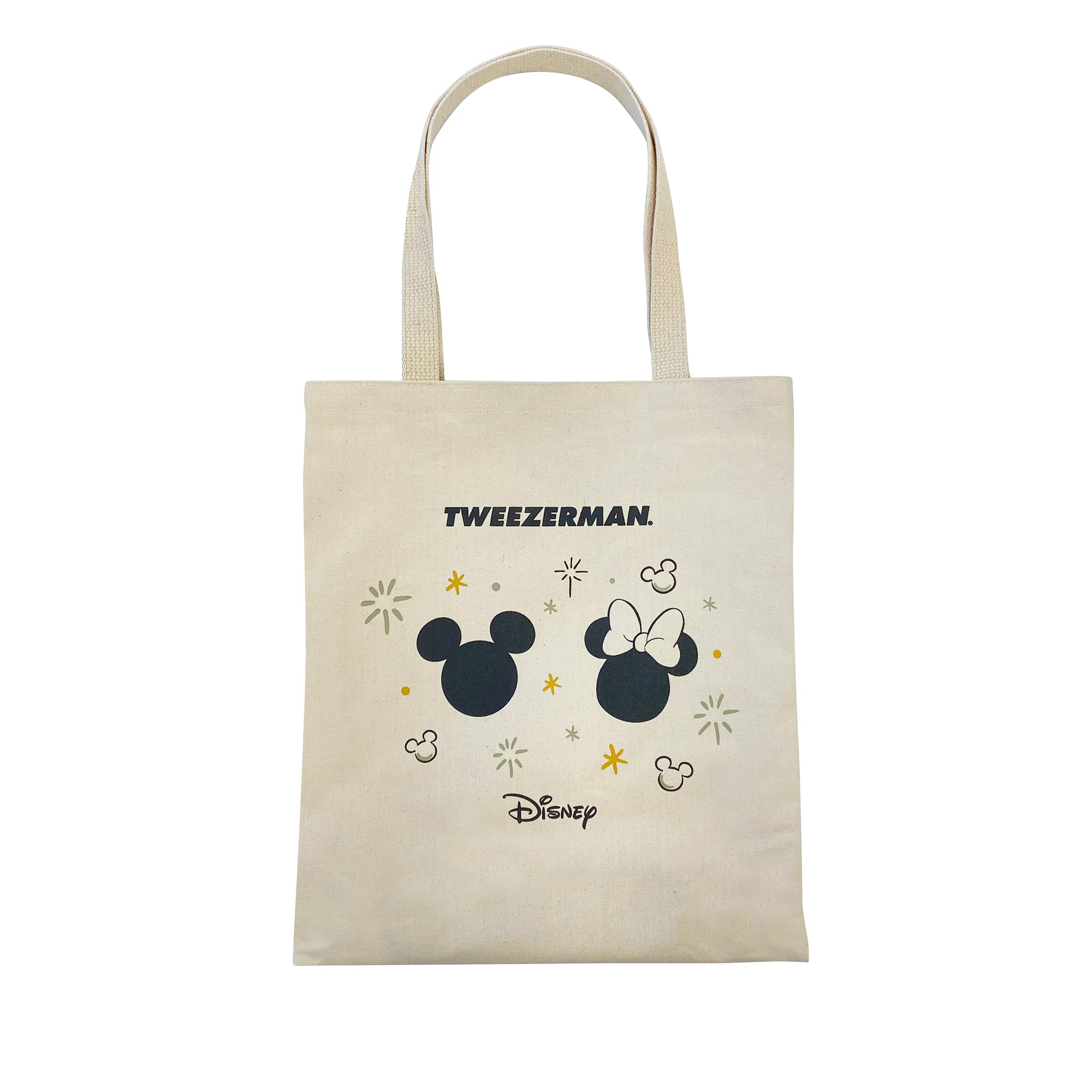 Disney Mickey Mouse and Minnie Mouse White Tote Bag