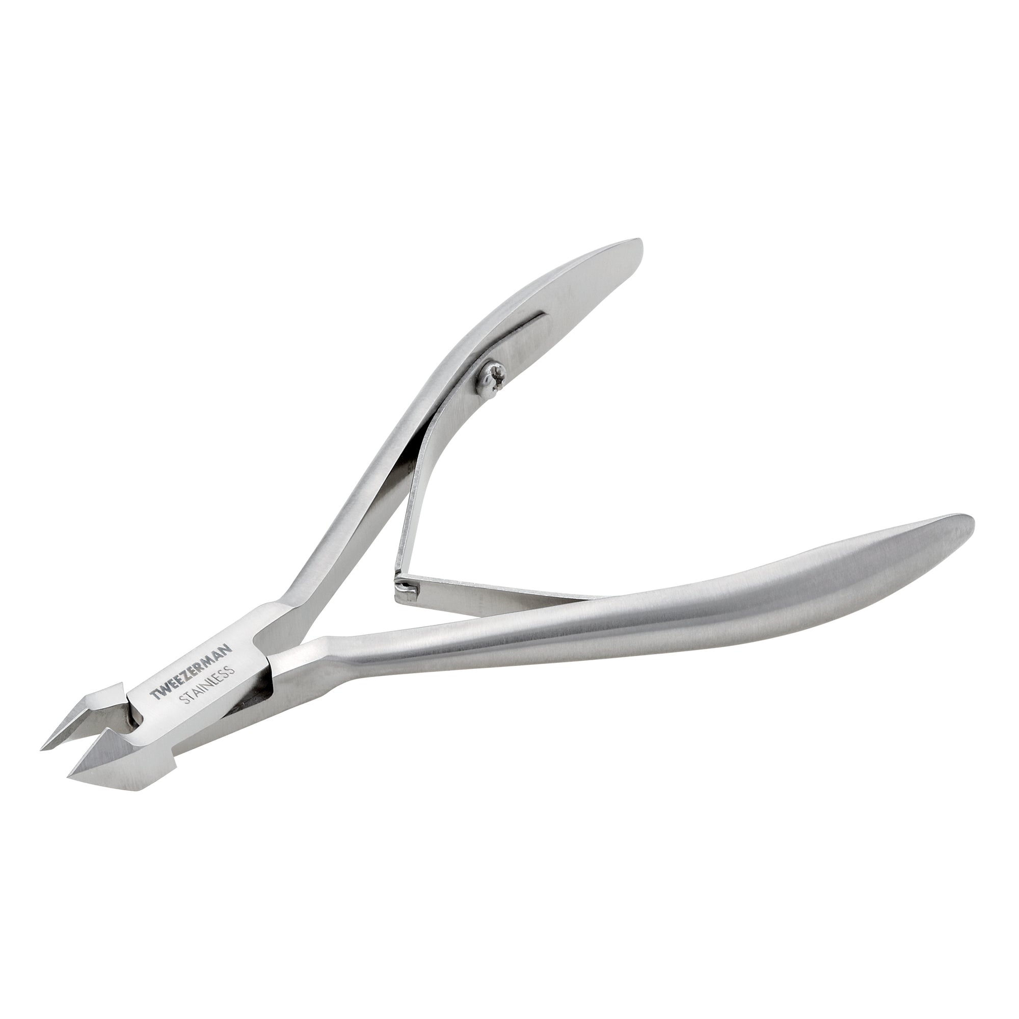 The Tweezerman nail nipper on a white background