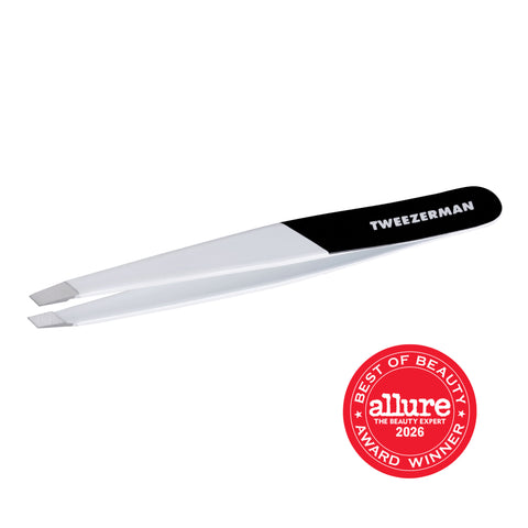 Allure best of beauty award winner Midnight Strike Black and White Slant Tweezer