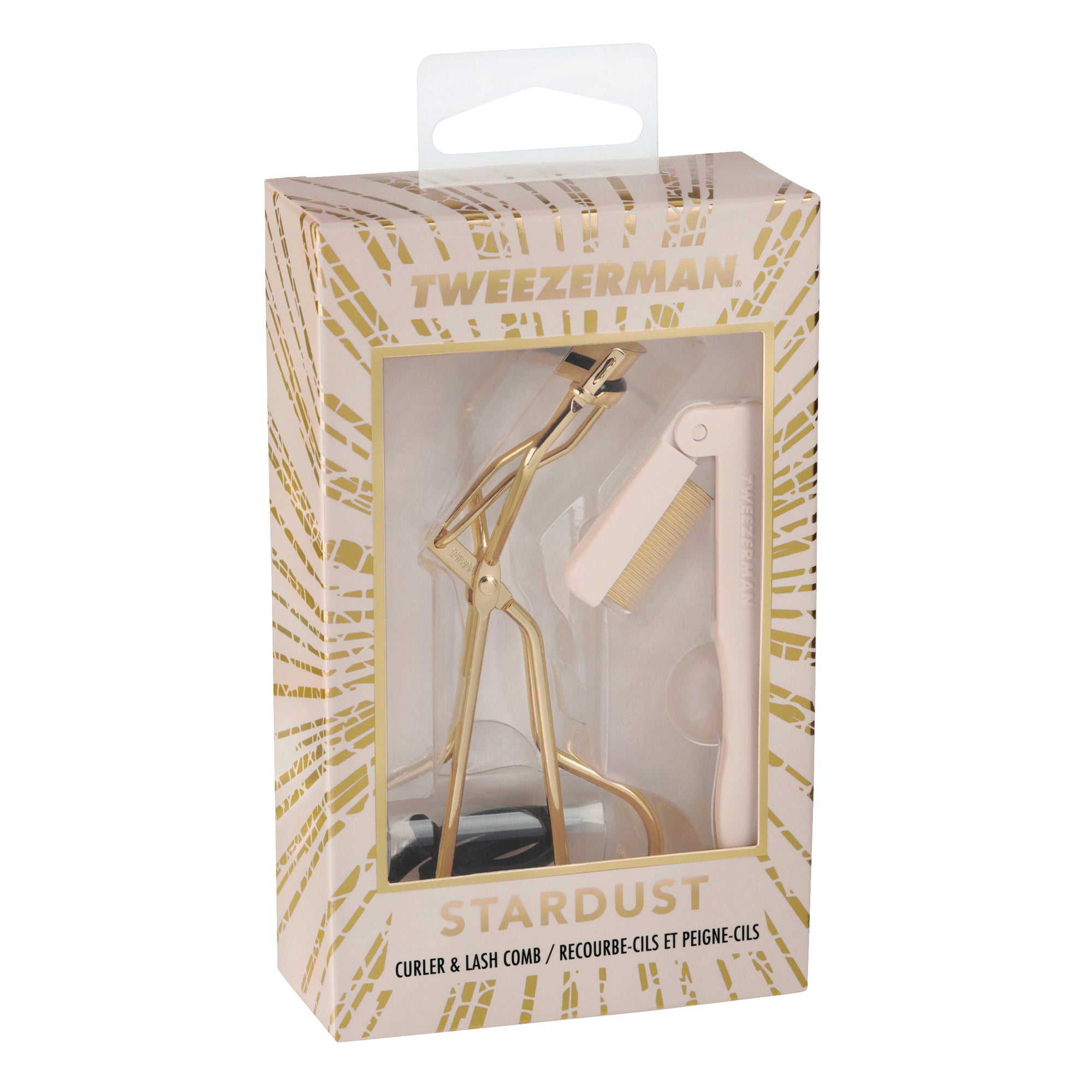 Limited edition Gold lash gift set with ilashcomb and classic eyelash curler in gift box
