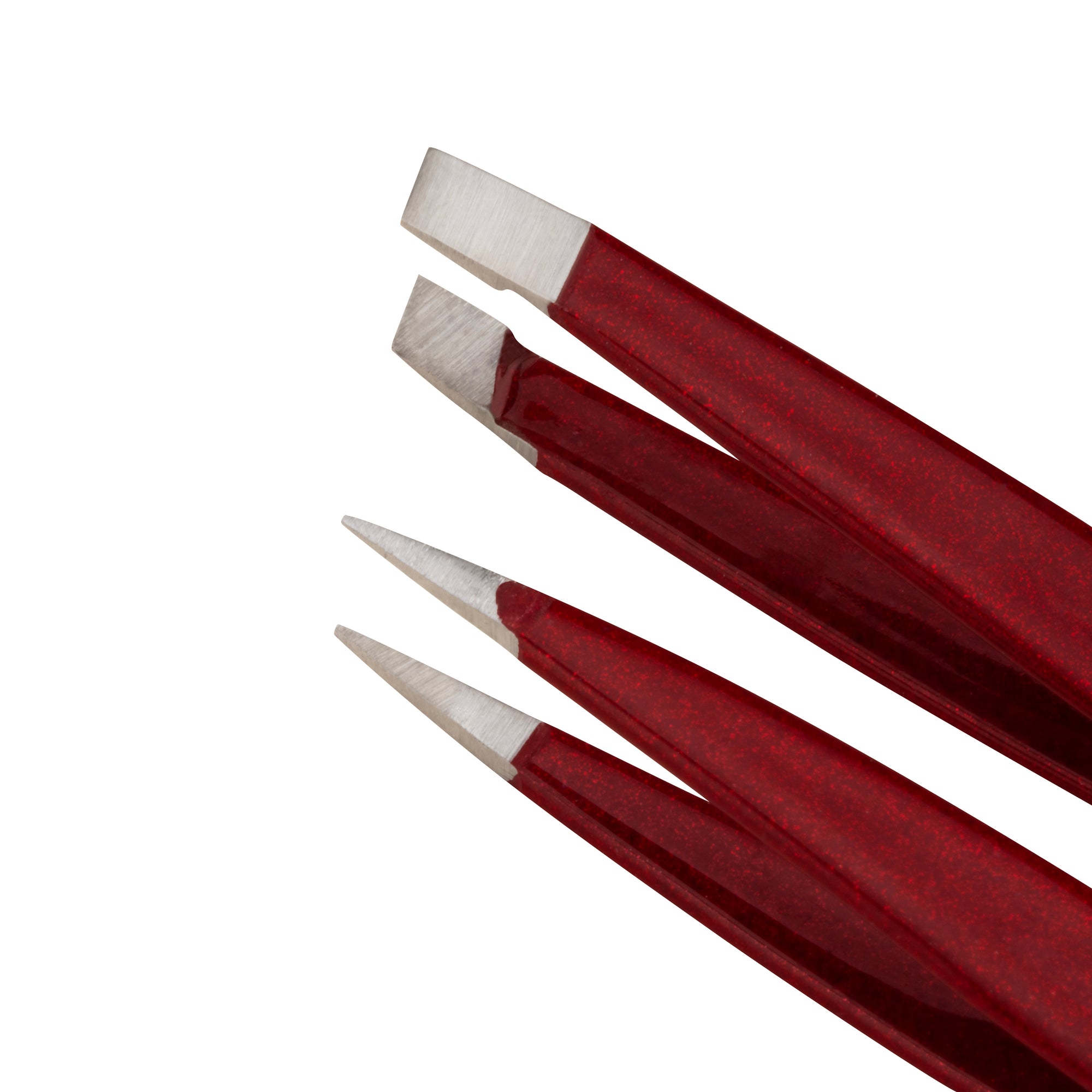 Stainless Steel tips of Vintage Rose Micro Mini Tweezer Set
