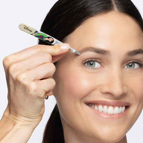 Model using Disney's Mulan Slant Tweezer