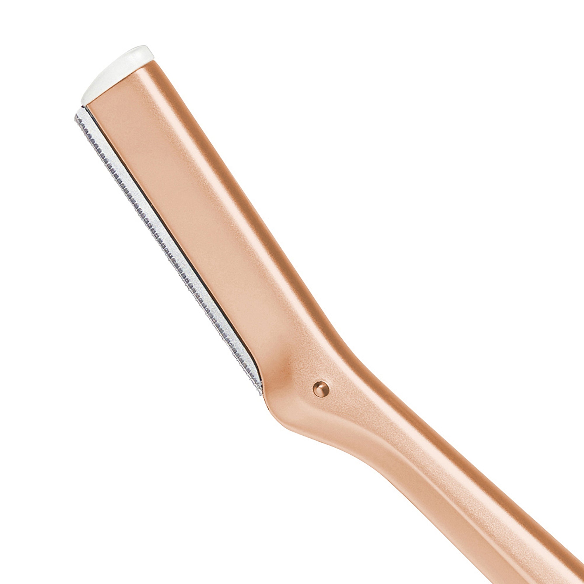 How to change blade: (Three replacement blades included) Pinch the rounded plastic edge and pull out from tool. If blade is stuck, slowly wiggle from side to side until loose. Slide new blade in and safely discard used blade.