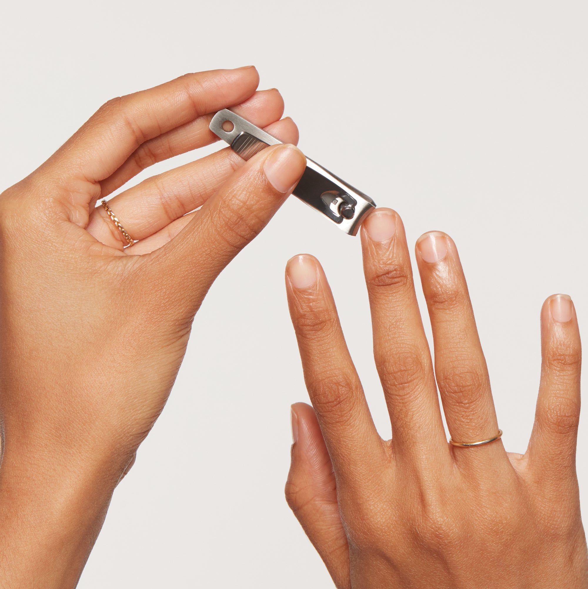 Model using Nail Clipper