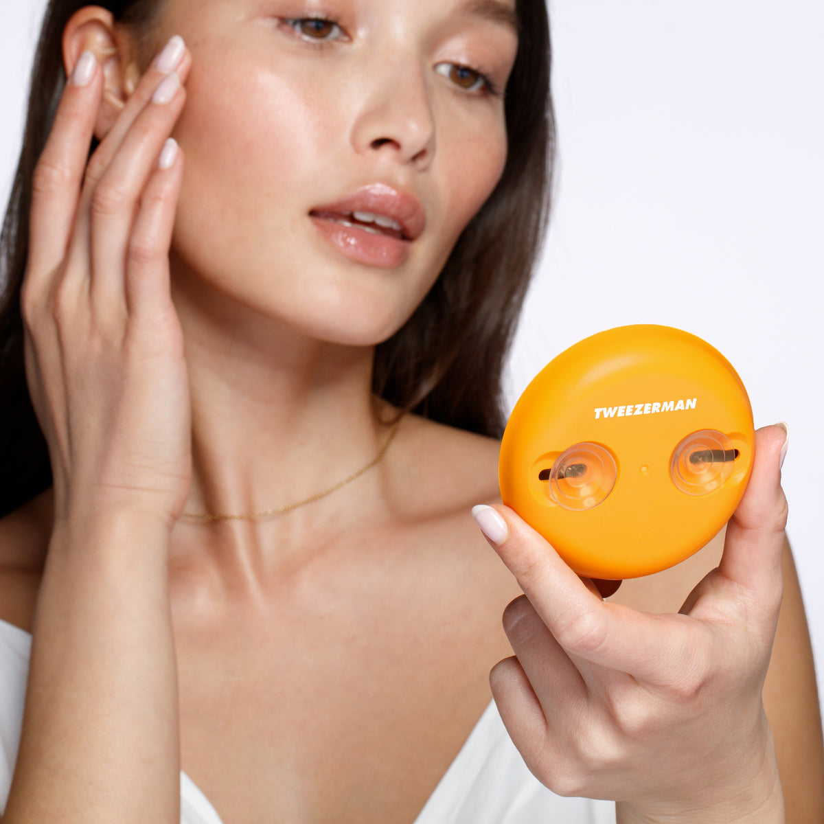 Model using Orange Mirror 