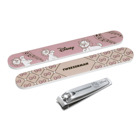 Disney's The Aristocats Manicure Kit featuring two nail files and fingernail clipper