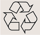 Recycled Logo.  Sustainable Packaginng