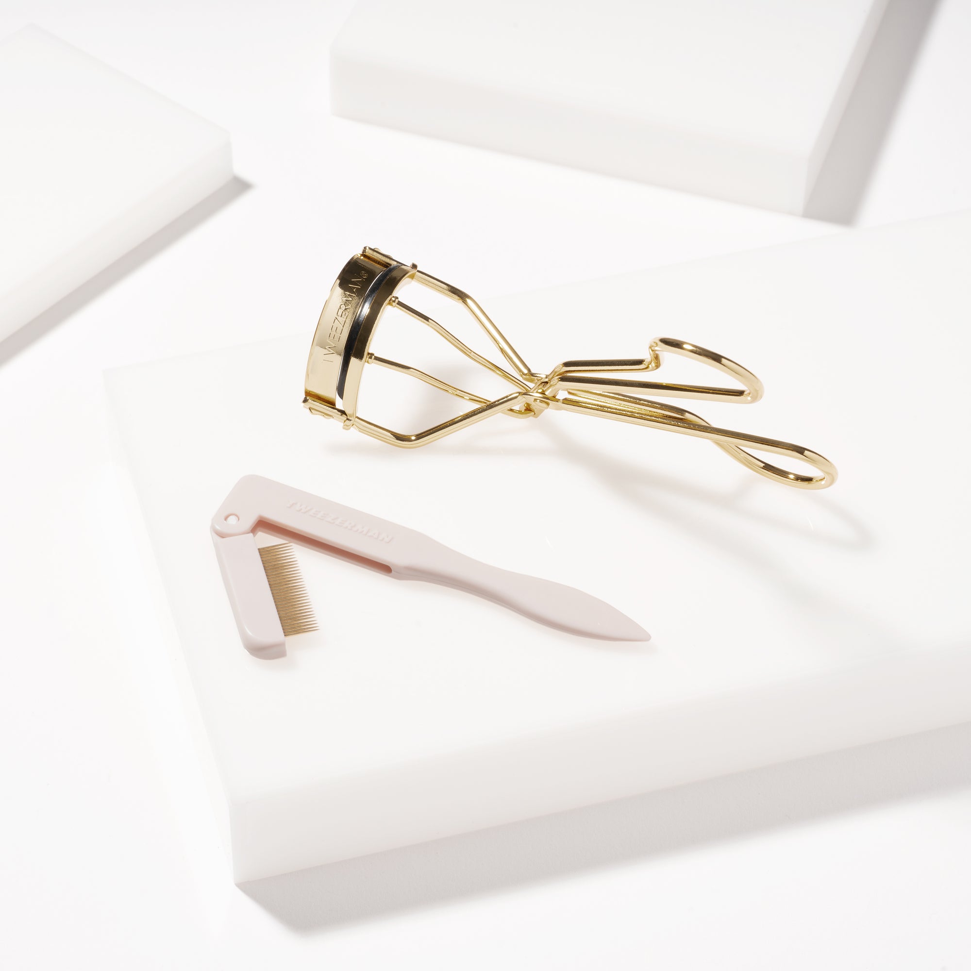 Limited edition Gold lash gift set with ilashcomb and classic eyelash curler