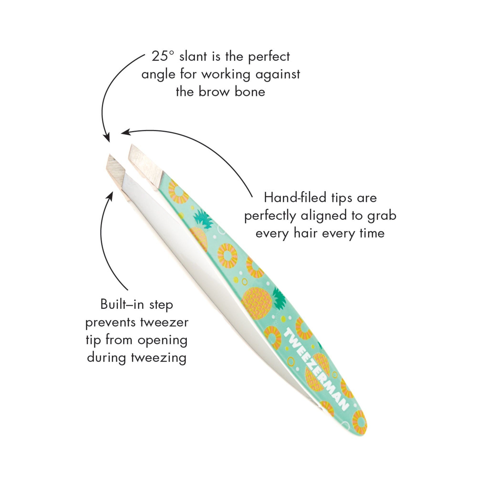 Pineapple Punch Mini Slant Tweezer