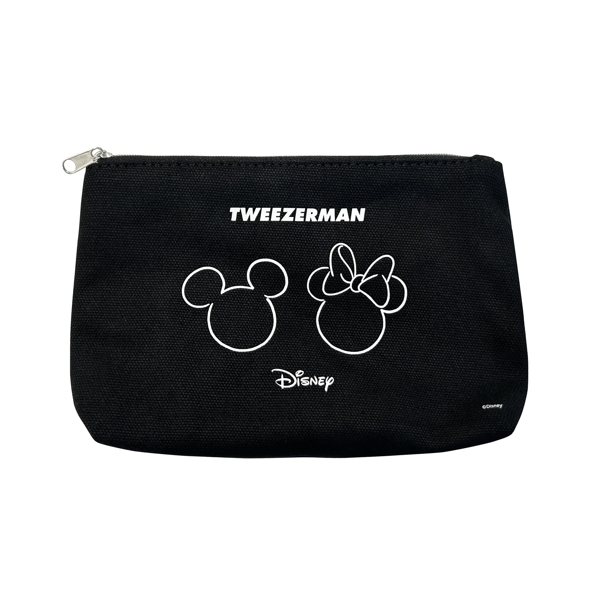 Black Mickey Mouse and Minnie Mouse cosemtic bag 