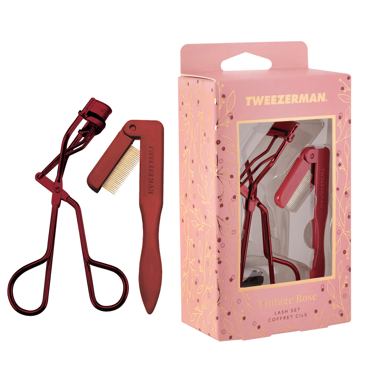 Stocking Stuffer Eyelash curler and comb Kit | Tweezerman